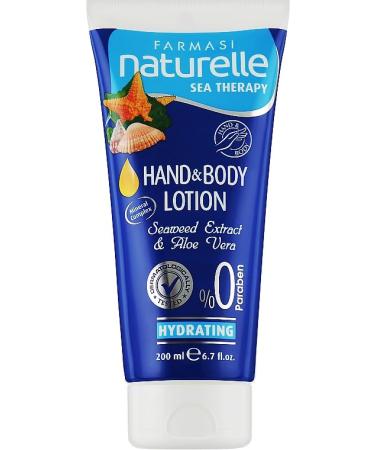 FARMASi Naturelle Sea Therapy Hand & Body Lotion 200ml/6.76flOz - Hydrating and Nourishing Formula - Lightweight Fast-Absorbing and Suitable for All Skin Types