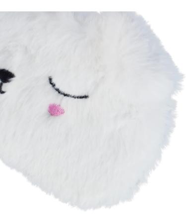 Ulife Mall Cute 3D Pure White Puppy Kids Eye Masks Fluffy Soft Silk Plush Pure White Puppy Sleep Eye Mask Plush Cartoon Eye Cover Novelty Personalised Travel Blindfold for Girls Boys Women- White Pure White_puppy - Buy Online on GoSupps.com