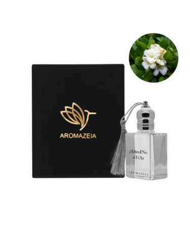 Jasmine Attar 100% Natural Fragrance Alcohol Free Pure Hydro Distilled Organic Grade Base Paraben-free Sulphate-free Unisex From India's Perfume Capital-Kannauj - Buy Online on GoSupps.com