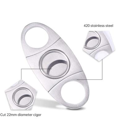 Cigar Boxs Humidors Cigar Cutter Guillotine Stainless Steel Sharp Blade Portable Sharp Double Blades with Gift Box 3 Pack - Buy Online on GoSupps.com