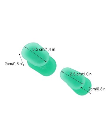 8 Pairs Silicone Toe Spacer Separator Bunion Straightener Hallux Valgus Corrector - Buy Online on GoSupps.com