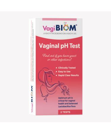 VagiBiom Vaginal pH Tester: Balanced and Healthy Vaginal microbiome ensures Optimum pH. Do You Have Intimate Issues Don't Guess use pH Test kit (2 Tests)