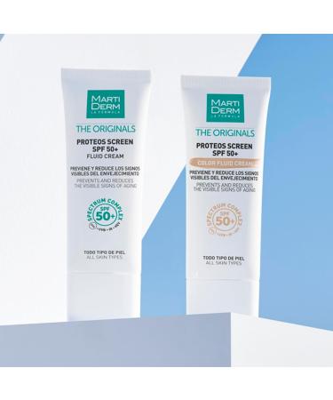 MARTIDERM PROTEOS SCREEN SPF50+ + COLOR FLUID CREAM 40ML - Buy Online on GoSupps.com