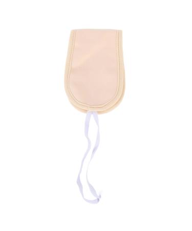 Neck-ribinus oil pack soft reusable castor oil pack for sleeping neck pain relief compress castor oil wripidth for thyroid nodes (Khaki)