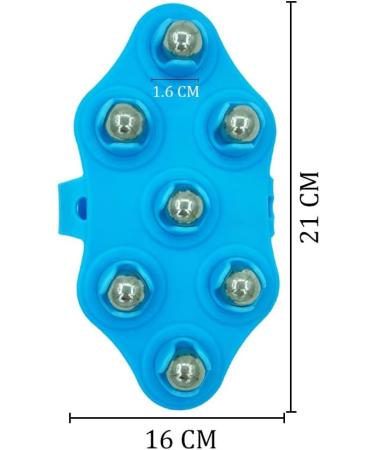 VNTMQP Ball Body Massage Gloves - Portable Palm Massager | Metal Ball Massage Dishes for Ultimate Relaxation - Buy Online on GoSupps.com