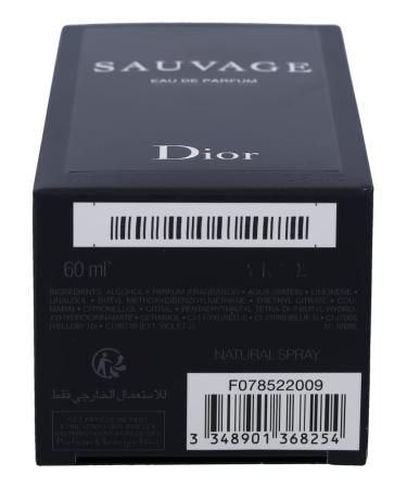 Sauvage by Dior Eau de Parfum Spray 2 Fl Oz Fresh 2 Fl Oz (Pack of 1) - Buy Online on GoSupps.com