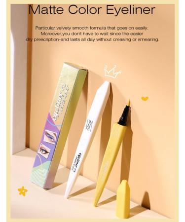 Eyeliner smudge-proof waterproof color eyeliner easy to color long-lasting fast-drying ultra-fine eyeliner (7) - Buy Online on GoSupps.com