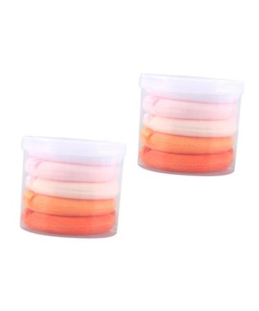 DOITOOL 2boxes Powder Puff Make up Tools Dry Puffs Dry Powder Pad Cushion Puff Cotton Pads for Face Makeup Dry Puff Eyeshadow Makeup Puffs Round Foundation Plastic Abs Miss