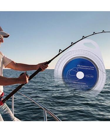 High-Quality 100cm Stainless Steel Leader Fishing Line - 7 Strands 40 lbs Coated Wire 5 Types Available for International Shipping - Buy Online on GoSupps.com