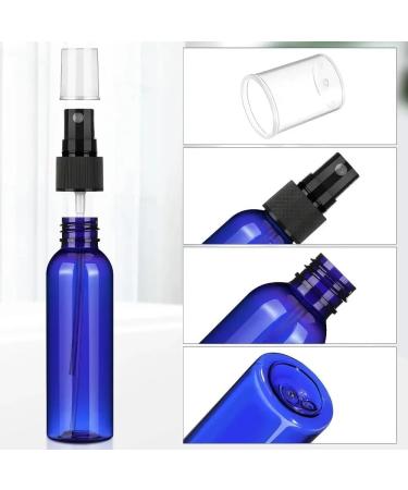 GeRRiT Fine Mist Spray Dispenser Bottle Plastic Spray Empty Bottle Clear Fine Mist Mini Travel Bottle Set Reusable for Cleaning Gardening Plants and Traveling Blue - Buy Online on GoSupps.com