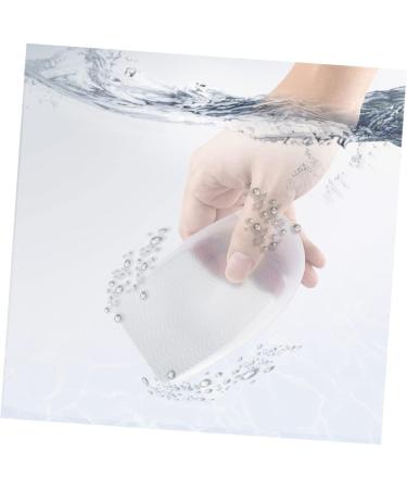 FOMIYES Height Increasing Insoles - Silicone Heel Pad for Extra Height | 1 Pair White 10x6x1cm - Buy Online on GoSupps.com