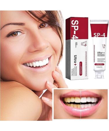 SP4 Fresh Breath & Whitening Toothpaste - Probiotic Lightening Formula for Optimal Oral Health - Buy Online on GoSupps.com