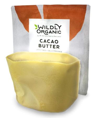 Wildly Organic Cacao Butter 8 oz | Pure, Ethical & Vegan Superfood - Buy Online on GoSupps.com