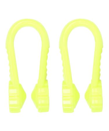 Juopzkenn 2 pieces of headache relief clip small acupressure hand pressure point clip tiger-mouth clip thumb-acupuncture massage magnet clip (green)