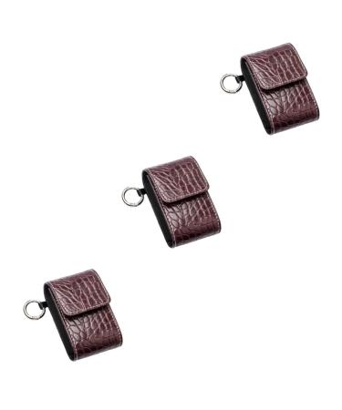 Gleavi 3st storage bag Servant pocket protective bag blood oxygen measuring device protective cover bag oximeter bag finger clip protection bag