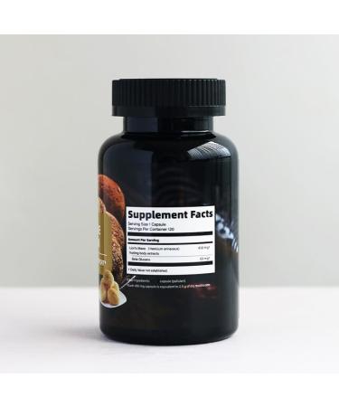 Lite Supply Lion's Mane Mushroom Supplement Capsules 54000mg, 120 Capsules | 120 Days Supply Made with Lion's Mane Powder Extract Cognitive Brain Nootropic & Immune Health Support - Buy Online on GoSupps.com