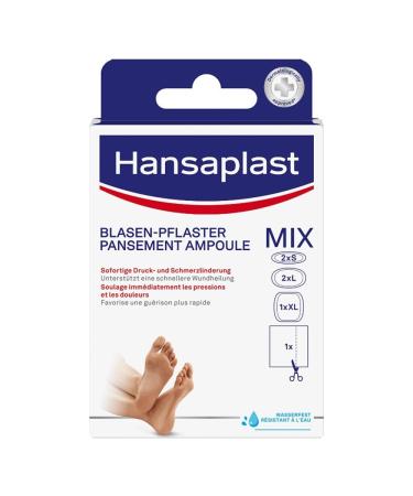 HANSAPLAST Blister Plaster SOS Mix Pack 6 pcs