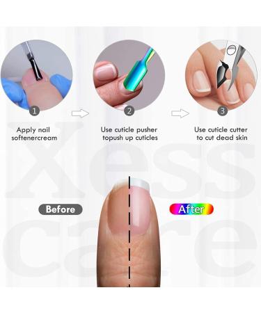 Cuticle Trimmer with Cuticle Pusher Cuticle Remover Cutter Nipper Scissor and Triangle Cuticle Nail Pusher Peeler Scraper Durable Dead Skin Clipper Manicure Pedicure Tools - Buy Online on GoSupps.com