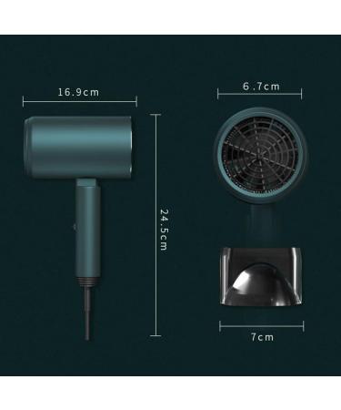 1800W Small Folding Hairdryer Mini Hairdryer Travel Hair Dryer 3 Levels of Wind Temperature & 1 Key Cold air Hairdryer Portable Lightweight Suitable Low Noise for Student residences Small Gift - Buy Online on GoSupps.com