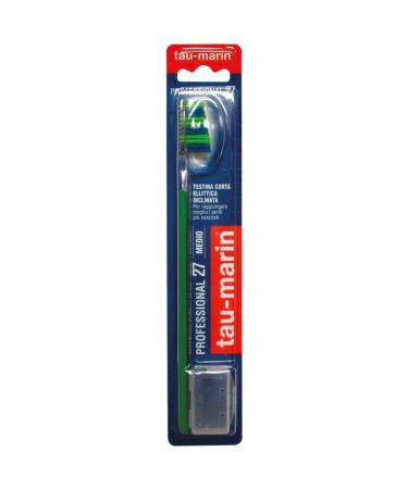 Tau Marin Short Angled Elliptical Head Professional 27 Medium Toothbrush