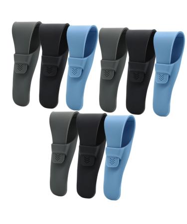 Minkissy 9-part manual razor set Razet case protective cover for razor one Blade Pro razor accessories Razor protective case Case for men shaving accessories silicone bag