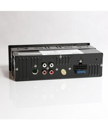 Pyle Bluetooth Marine Receiver Stereo - 12V Single DIN Boat Radio System with Digital LCD & Remote Control - PLRMR27BTB (Black) - Buy Online on GoSupps.com