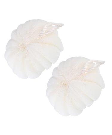 FRCOLOR 6 Pcs Large Bath Ball Shower Ball Body Scrubber Shower Bubble Ball Shower Scrubber Ball Mesh Nets Ball Shower Reticulated Balls Bubble Maker Bath Scrubber Ball 1 Count (Pack of 1)