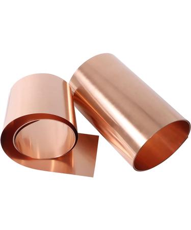 HJYPDMJ Copper Strips Copper Foil Coils Copper Sheet Metal Foils Widely Used In Building Decoration Industry For Heat Conduction(Size:0.4x200x1000mm) - Buy Online on GoSupps.com