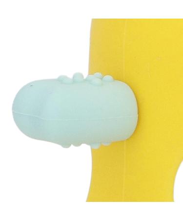 Bite Ring Toys - Silicone Sweet Chick Shape Pacifiers with Biting Stems for Babies (Lemon Yellow) | Soothing Day & Night Solution - Buy Online on GoSupps.com
