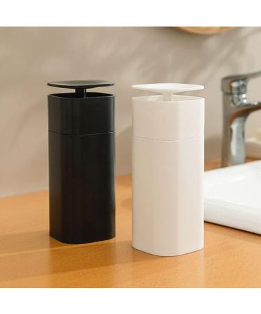 DOITOOL Push Down Empty Pump Dispenser Bottle - Ideal for Nail Polish & Makeup Remover - Black - Buy Online on GoSupps.com