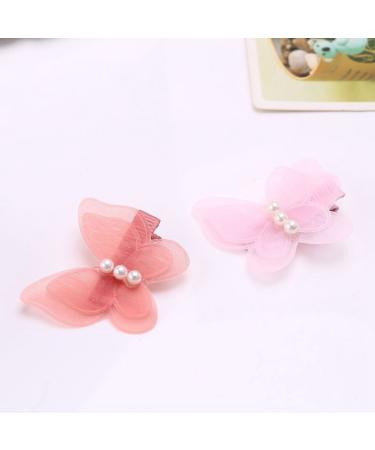 Frcolor Baby Girls Hair Clips - 8 Piece Toddler Bow & Pearl Butterfly Snap Barrettes for Kids - Buy Online on GoSupps.com