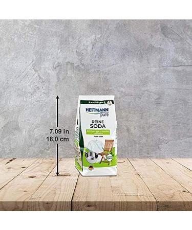 Heitmann Pure Soda - Ecological Multi-Purpose Cleaner | 10-Pack (500g Each) for Household & Detergent Use - International Shipping Available - Buy Online on GoSupps.com