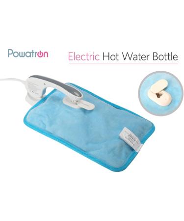 Vivo Rechargeable Electric Hot Water Bottle & Hand Warmer Massaging Heat Pad - Cozy Blue - Buy Online on GoSupps.com