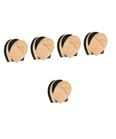 FOMIYES 10 Pairs Toe Plug Cushion for Heels Shoe Insoles Shoe Inserts Shoe Pads Unisex Heel Pads Reusable Heel Pads Supple Shoes Heel Pads Anti-wear Shoes Inserts Heel Cushion Pads PVC As Shownx5pcs 11.00X8.50X1.00CMx5pcs