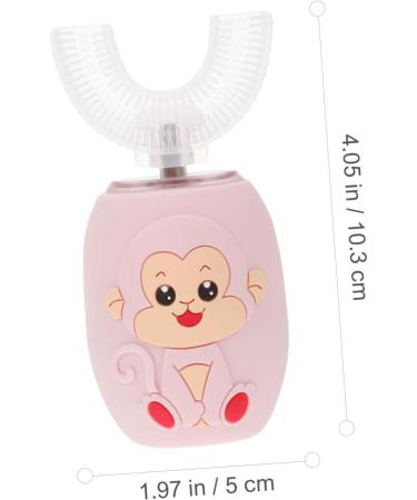 BUIFULSIC U-Shaped Electric Toothbrush for Kids - Cartoon Design Body Care Cleaning Tool - Pink 1 Pack - Buy Online on GoSupps.com