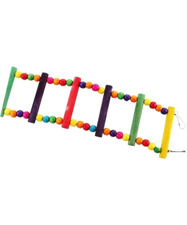 Wooden Climbing Ladder Toy for Small and Medium Birds - 12-Step Design for Parrots, Budgies, Cockatiels, Macaws, African Greys - VTurboWay - Buy Online on GoSupps.com
