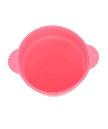 Minkissy silicone stirring bowl wax wax wax silicone bowl silicone wax warmer liner hair removal wax melting tank wax heating high -temperature resistant silicone household hot wax rose 13x11cm