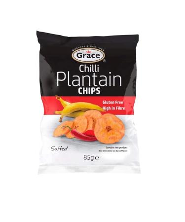 Grace Plantain Chips Chili 85g-Fd