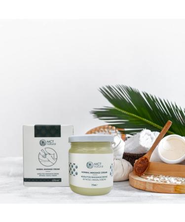 MCT Natural Herbal Massage Cream 175ml | Purely Natural Relaxation | Refreshing Effect with Essential Oils for Muscle Relief - Buy Online on GoSupps.com