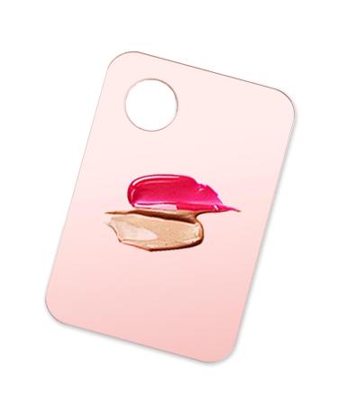 4 Pcs Makeup Mixing Tray & Spatula Set - Foundation & Lipstick Palette for Beauty Salon - Pink & Transparent - Buy Online on GoSupps.com