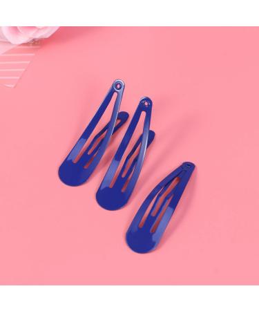 Lurrose Blue Hair Clips Set - 12 Hair Bows & 50 Metal Hair Clips | Classic Hair Accessories for Girls - International Shipping - Buy Online on GoSupps.com