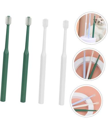 Balacoo 4pcs 360 Shop Kittens Oral Plastic Long Soft-Bristle Portable Stick Pet Reusable Pets Puppy Teeth Cleaner Supplies Degree Manual Dog Kitten Travel for Practical 1 count (Pack of 1) Assorted Color - Buy Online on GoSupps.com