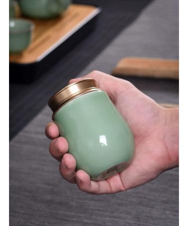 Portable Sealed Pill Box | Mini Ceramic Medicine Bottle | Ideal for Medicinal Powder Storage - Buy Online on GoSupps.com