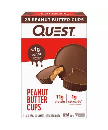 Buy Quest Nutrition Peanut Butter Cups - Vegan Low-Carb 28 ct. | Best International Shipping - Buy Online on GoSupps.com