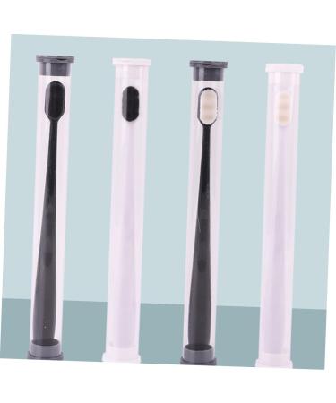 Frcolor Travel Toothbrush Set - 2 Micro-Nano Charcoal Brushes for Ultimate Tooth Hygiene & Cleaning Tools - Buy Online on GoSupps.com