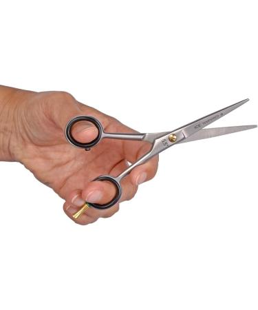 Otto Herder 5.5 Extra Sharp Hairdressing Scissors - Precision Hair Cutting with One-Sided Microcover & Golden Screw - Buy Online on GoSupps.com