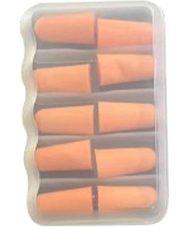 Reusable Super Soft Foam Earplugs - Premium Noise Reduction for Sleep Travel & Work - Washable Hearing Protection - 2 Pack Orange - Buy Online on GoSupps.com