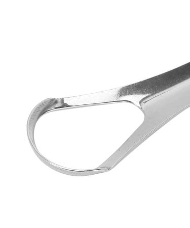 2PC Stainless Steel Tongue Scrapers for Adults - Portable & Reusable Oral Health Cleaning Tool - Buy Online on GoSupps.com