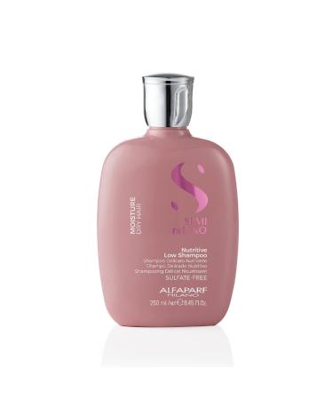 Alfaparf Milano Semi Di Lino Moisture Nutritive Sulfate Free Shampoo for Dry Hair - Paraben and Paraffin Free - Safe on Color Treated Hair - Professional Salon Quality 8.45 Fl Oz