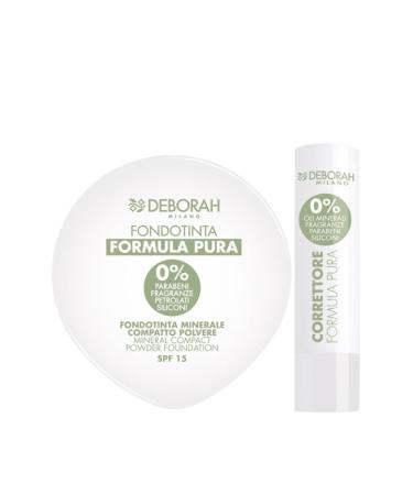 DEBORAH Deborah Compact Foundation Pure Formula No. 04 + Concealer 04